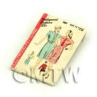 Dolls House Miniature Hollywood Dress Pattern Packet (DPP049)