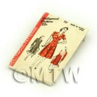 Dolls House Miniature Hollywood Dress Pattern Packet (DPP051)