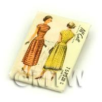 Dolls House Miniature McCall Dress Pattern Packet (DPP061)