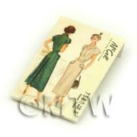 Dolls House Miniature McCall Dress Pattern Packet (DPP062)