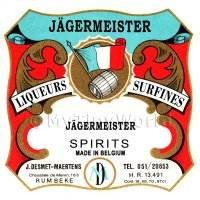 Jagerneister Miniature Dolls House Liqueur Label