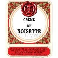 Creme De Noisette Miniature Dolls House Liqueur Label