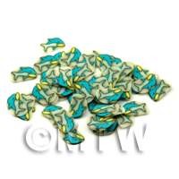 50 Dolphin Cane Slices - Nail Art (ENS17)