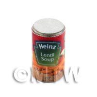 Dolls House Miniature  Can of Heinz Lentil Soup