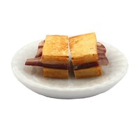 Dolls House Miniature Chunky Bacon Sandwich