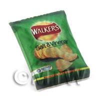 Dolls House miniature Walkers Salt  And Vinegar Crisps