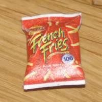 Dolls House Miniature Walkers Ready Salted French Fries