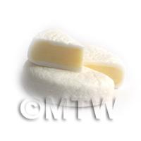 Dolls House Miniature Handmade Brie Cheese Wheel