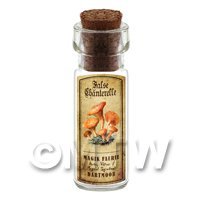 Dolls House Apothecary False Chanterelle Fungi Bottle And Colour Label