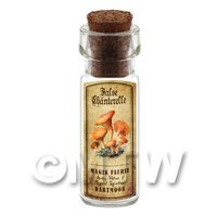 Dolls House Apothecary False Chanterelle Fungi Bottle And Colour Label