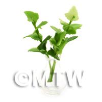 Bunch Of Dolls House Miniature Green Plant Foliage 