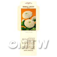Double Daisy Dolls House Miniature Seed Packet 