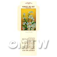 Forget-Me-Not Dolls House Miniature Seed Packet 