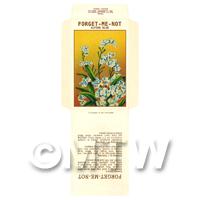 Forget-Me-Not Dolls House Miniature Seed Packet 