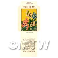 Forget-Me-Not Alpine Dolls House Miniature Seed Packet 