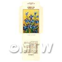 Lobelia Dolls House Miniature Seed Packet 