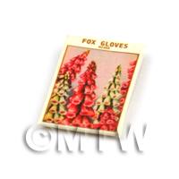 Dolls House Flower Seed Packet - Fox Gloves