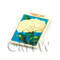 Dolls House Flower Seed Packet - Carnation