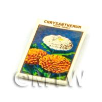 Dolls House Flower Seed Packet - Chrysanthemum
