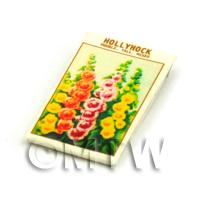 Dolls House Flower Seed Packet - Hollyhock