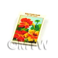 Dolls House Flower Seed Packet - Nasturtium