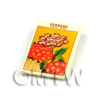 Dolls House Flower Seed Packet - Hybrid Verbena
