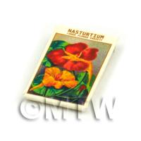 Dolls House Flower Seed Packet - Large Nasturtium