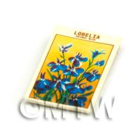 Dolls House Flower Seed Packet - Lobelia