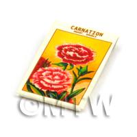 Dolls House Flower Seed Packet - Double Carnation