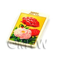 Dolls House Flower Seed Packet - Mixed Poppy
