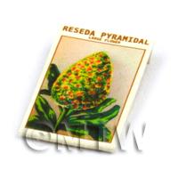 Dolls House Flower Seed Packet - Reseda Pyramidal