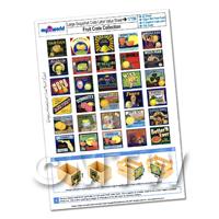 Dolls House Complete Set of 30 Grapefruit Crate Labels A4 Value sheet