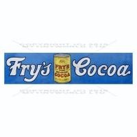 Dolls House Miniature Frys Cocoa Long Shop Sign Circa 1920