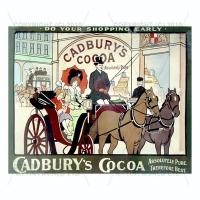 Dolls House Miniature Cadburys Cocoa Shop Sign Circa 1900