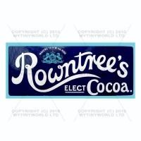 Dolls House Miniature Rowntrees Cocoa Shop Sign Circa 1910