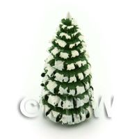 Dolls House Miniature 40mm Snow Tree