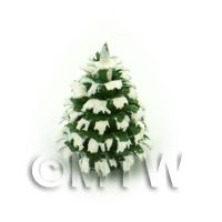 Dolls House Miniature 15mm Snow Tree