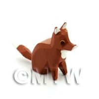 German Dolls House Miniature Small Sitting Fox