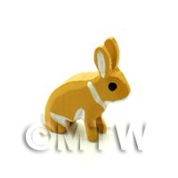 German Dolls House Miniature Small Brown Rabbit