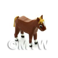 German Dolls House Miniature Small Standing Horse