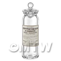 Dolls House Miniature Epithymian Glass Apothecary Storage Jar 