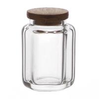 Dolls House Miniature Medium Wide Hexagonal Glass Jar 