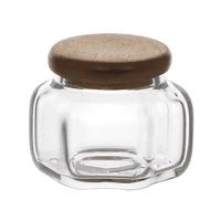 Dolls House Miniature Small Slim Hexagonal Glass Jar 