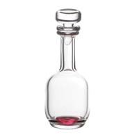 Dolls House Miniature Handmade Red Based Glass Decanter