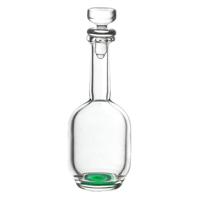 Dolls House Miniature Handmade Green Based Glass Decanter