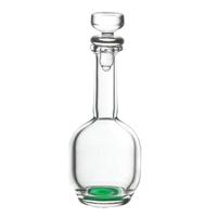 Dolls House Miniature Handmade Green Base Glass Decanter 