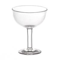 Dolls House Miniature Handmade Curved Cocktail Glass