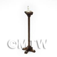 Dolls House Miniature Handmade Standing Candlestick Holder