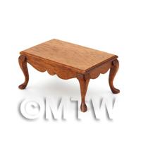 Dolls House Miniature Mahogany Coffee Table