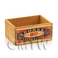 Dolls House Borax Extract of Soap Branded Open Crate